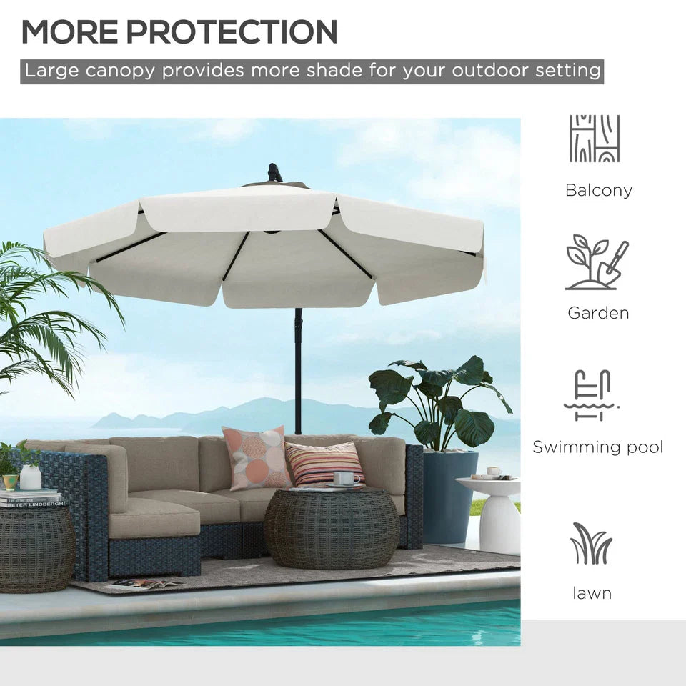 11FT Outdoor Large Patio Cantilever Umbrella