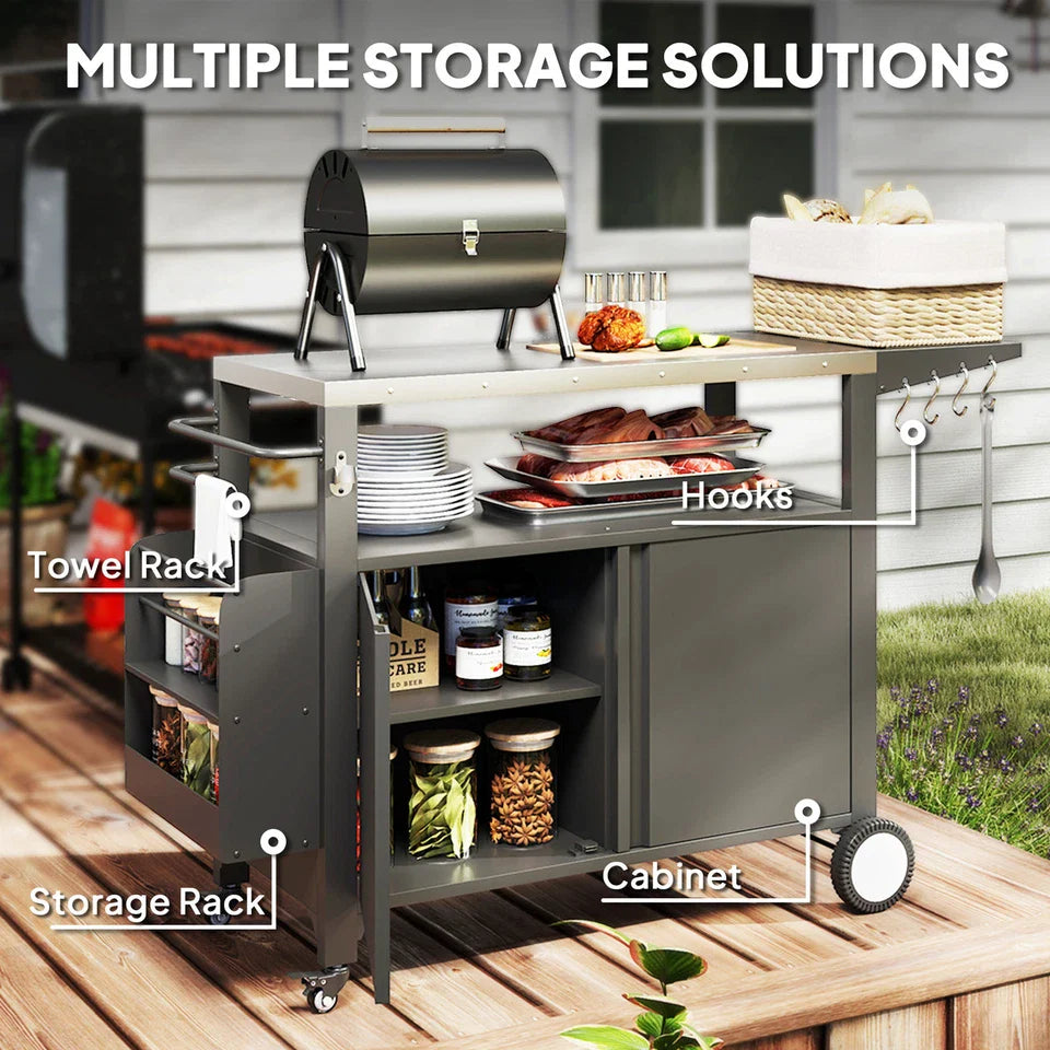 Berg Outdoor Bar Cart