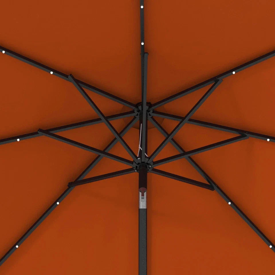 9FT Outdoor Large Patio Umbrella With LED
