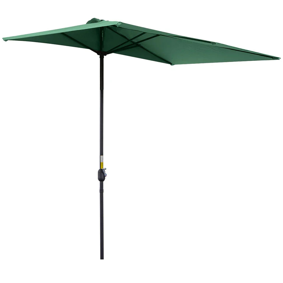 8FT Half Outdoor Large Patio Umbrella