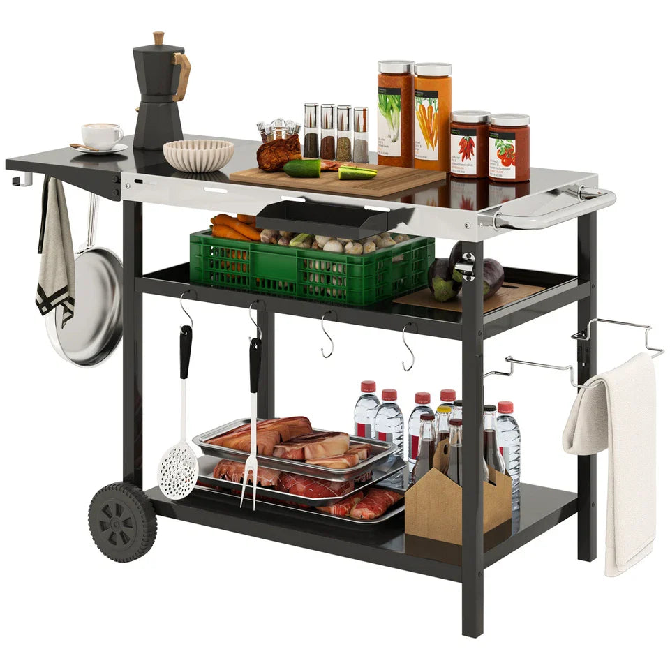 Henri Outdoor Bar Cart