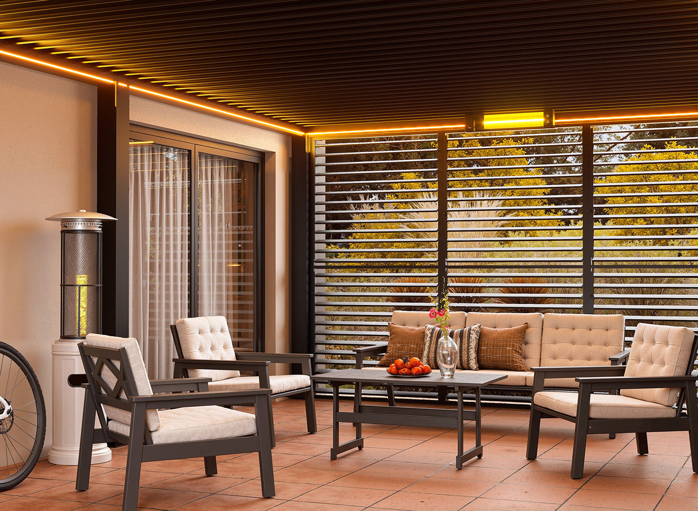 Privacy Shutter Walls