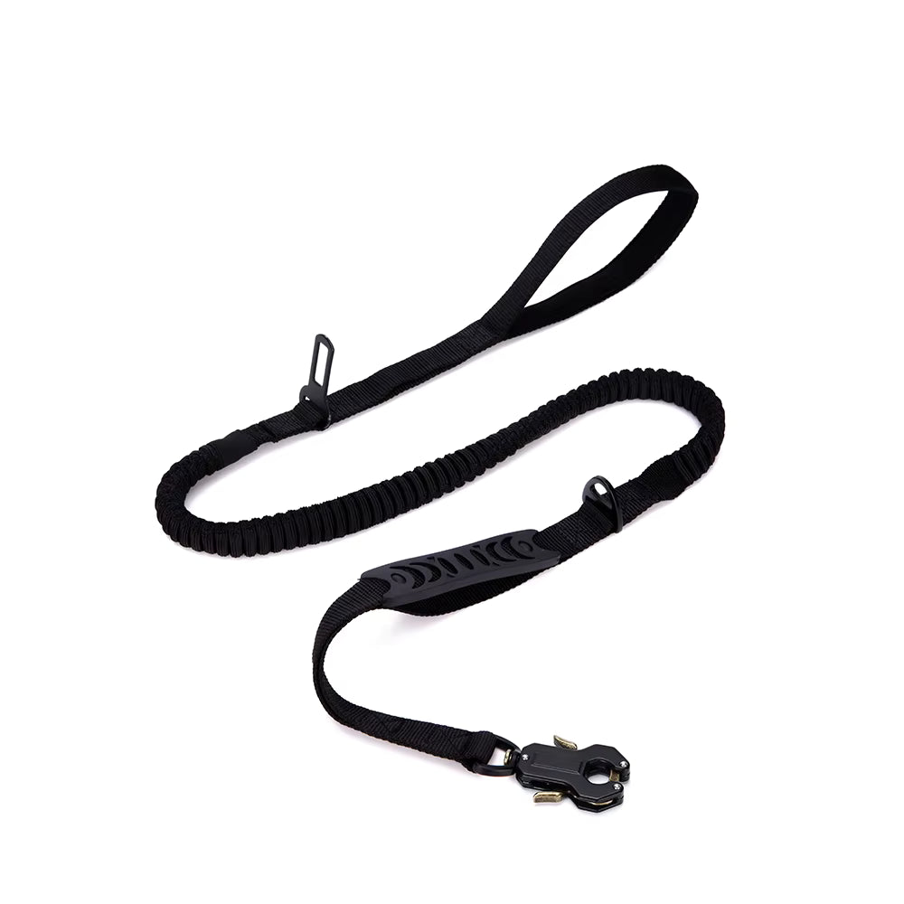 Tactical 'No-Pull' Bungee Leash - Upgraded Frog Clip