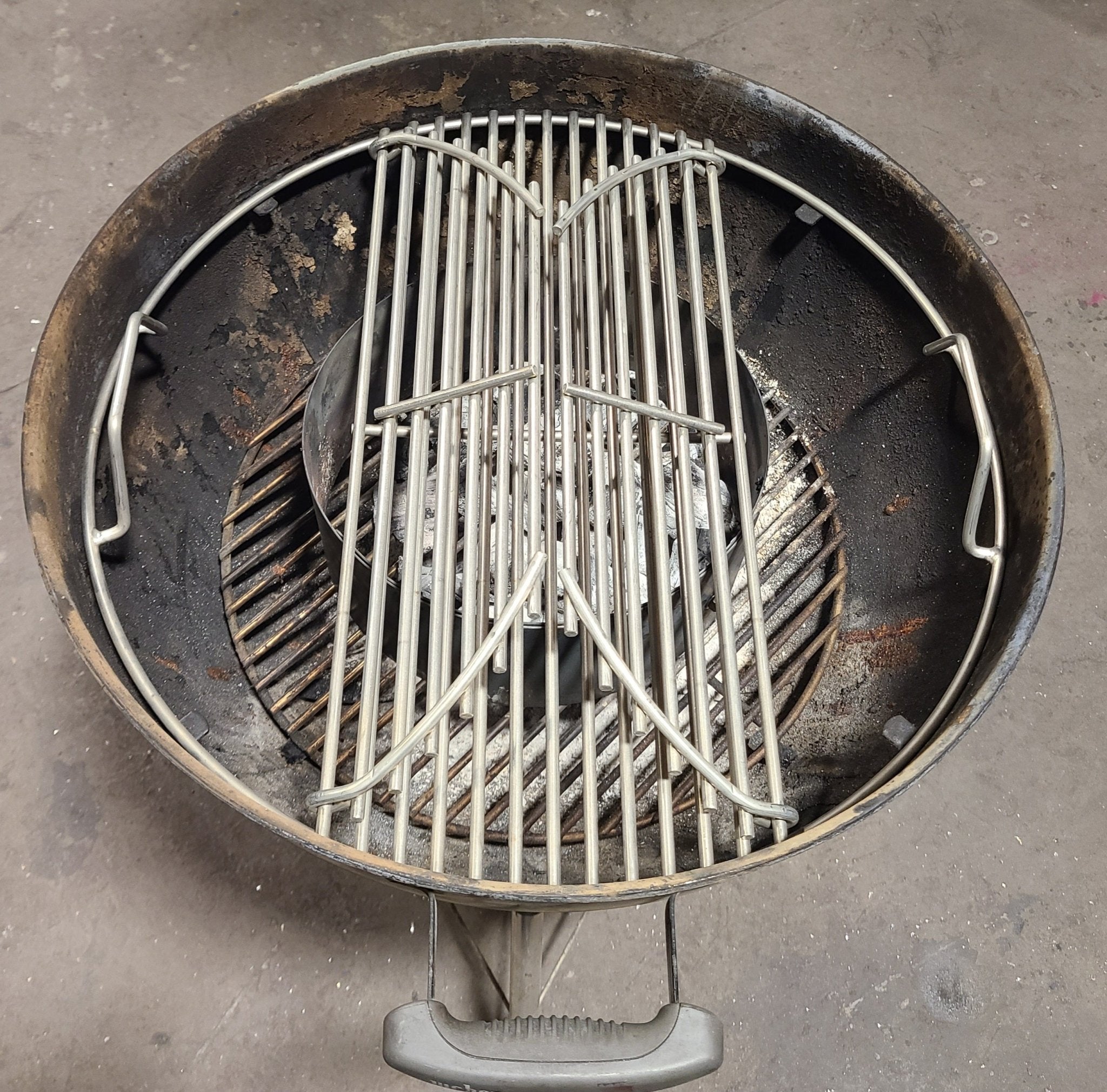 Super Heavy Duty Food Grate For 22" Kettle (0.275" Stainless Steel, heavier than 1/4")