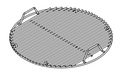 Super Heavy Duty Food Grate For 22" Kettle (0.275" Stainless Steel, heavier than 1/4")