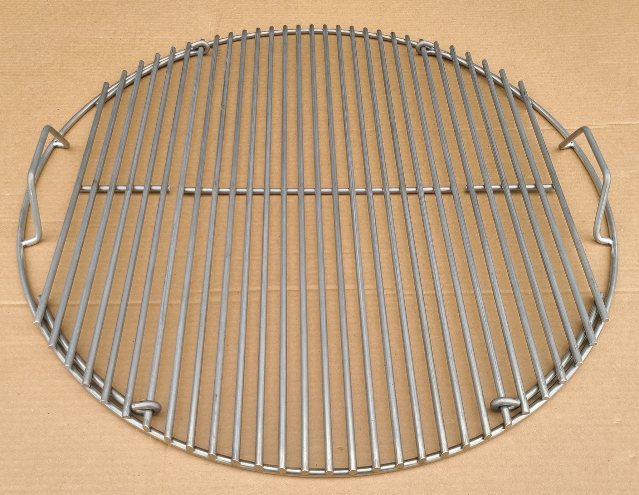 SUPER HEAVY DUTY FOOD GRATE FOR 26" KETTLE (0.275" STAINLESS STEEL, HEAVIER THAN 1/4")