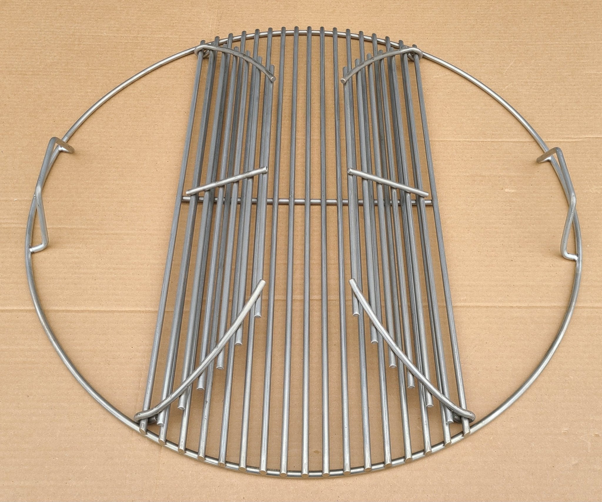 SUPER HEAVY DUTY FOOD GRATE FOR 26" KETTLE (0.275" STAINLESS STEEL, HEAVIER THAN 1/4")
