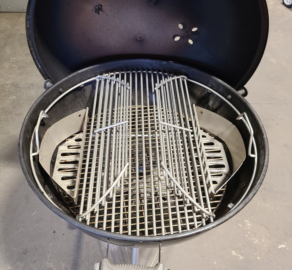 SUPER HEAVY DUTY FOOD GRATE FOR 26" KETTLE (0.275" STAINLESS STEEL, HEAVIER THAN 1/4")