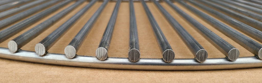 SUPER HEAVY DUTY FOOD GRATE FOR 26" KETTLE (0.275" STAINLESS STEEL, HEAVIER THAN 1/4")