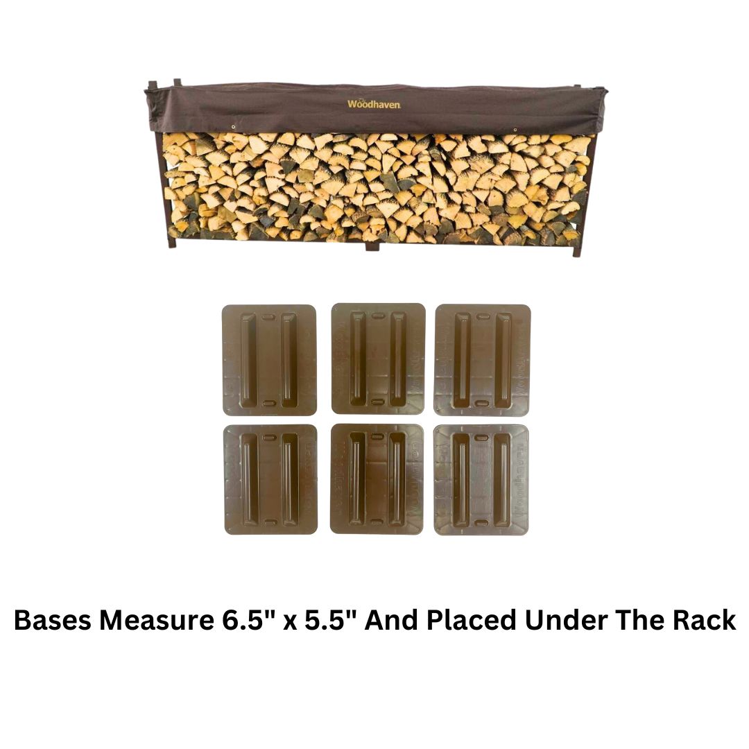 The Woodhaven 10ft Firewood Rack